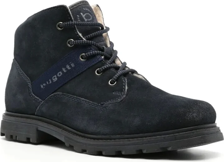 Vivo logo-tape suede boots - Image 2
