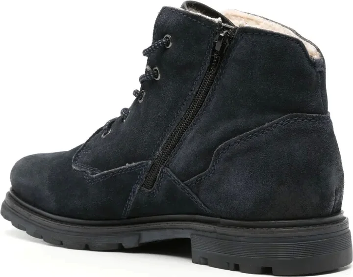 Vivo logo-tape suede boots - Image 3