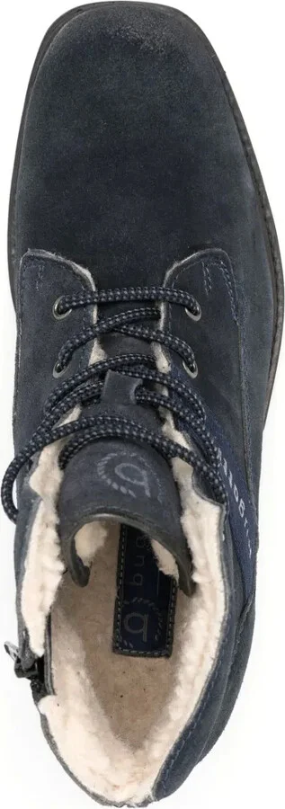 Vivo logo-tape suede boots - Image 4