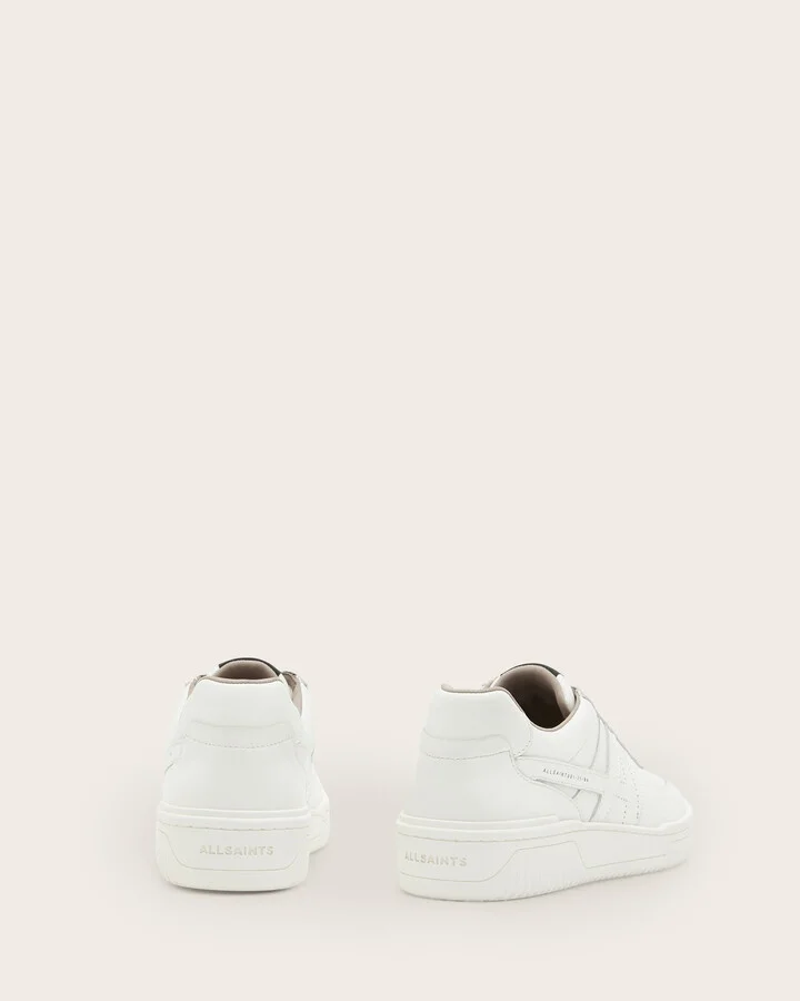 Vix Low Top Round Toe Leather Sneakers - Image 7