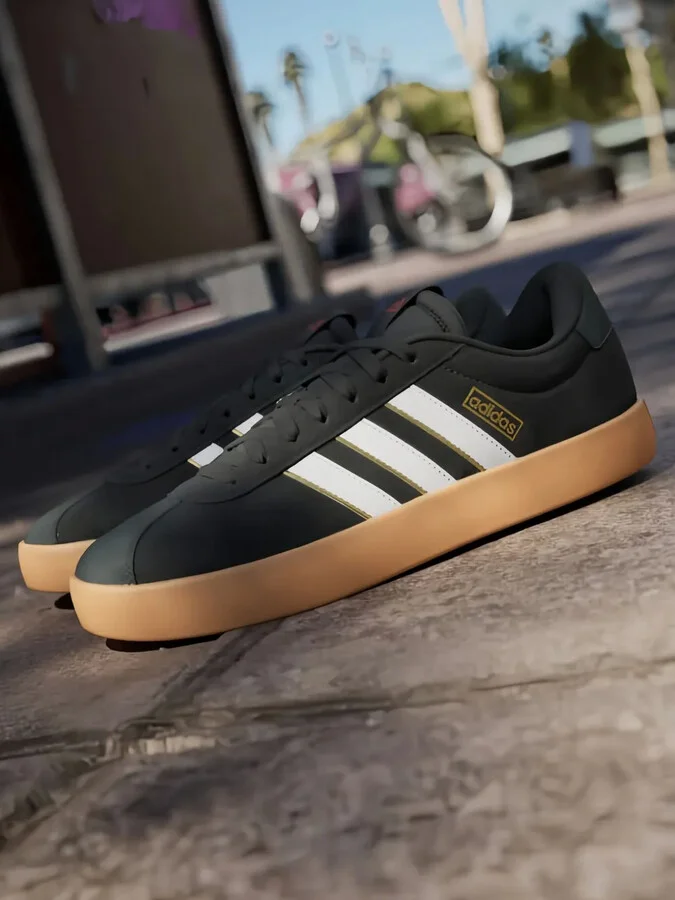 VL Court 3.0 "Black/White/Gum" sneakers - Image 3
