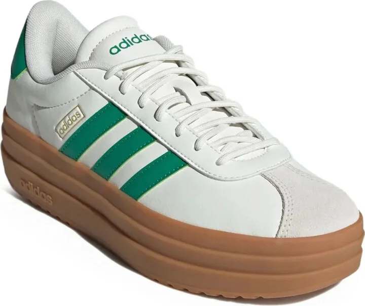 VL Court Bold "Core White/Court Green/Gold Metallic" sneakers - Image 2
