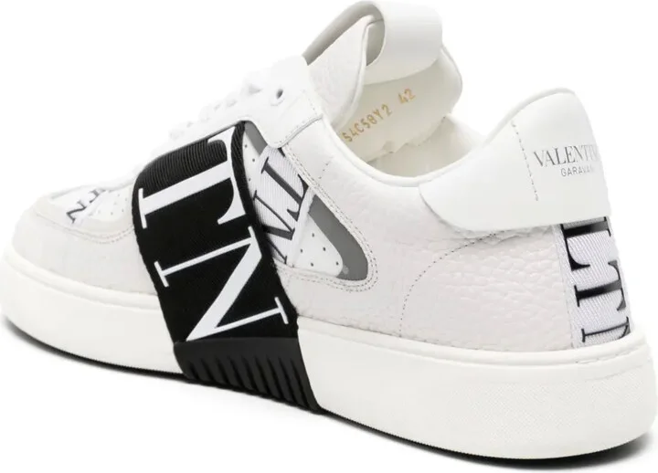 VL7N logo-tape leather sneakers - Image 3