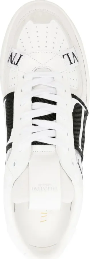 VL7N logo-tape leather sneakers - Image 4