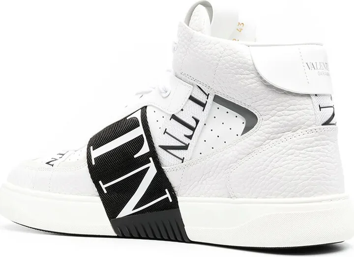 VL7N mid-top leather sneakers - Image 3
