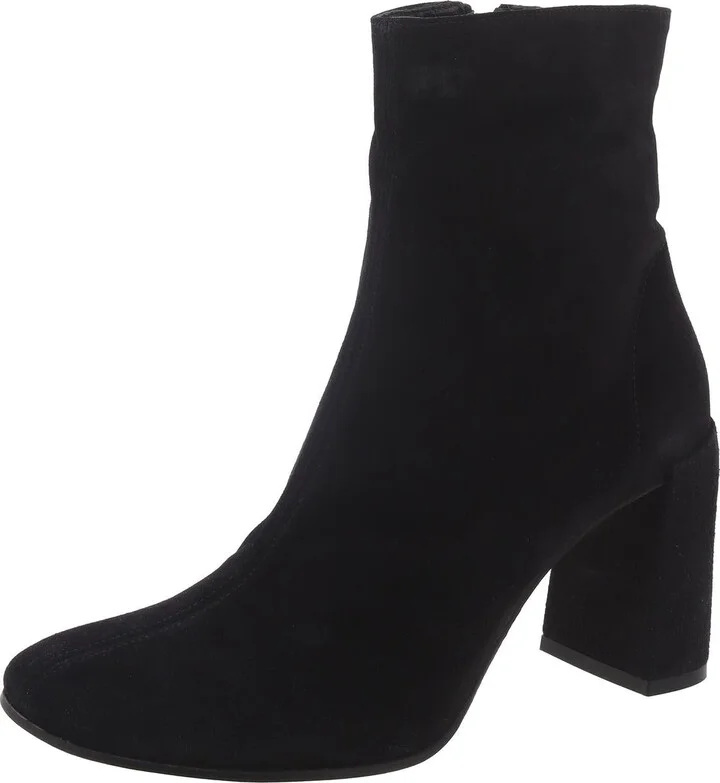 Vlada Womens Suede Zipper Mid-Calf Boots