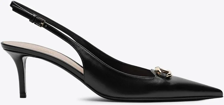 VLogo 60 Slingback Pumps in Calf Leather
