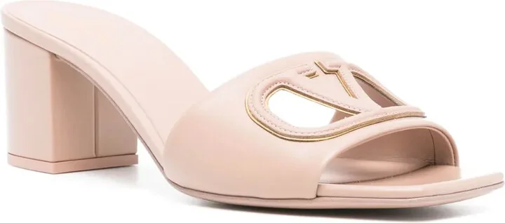 VLogo 60mm leather mules - Image 2