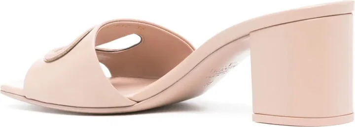 VLogo 60mm leather mules - Image 3