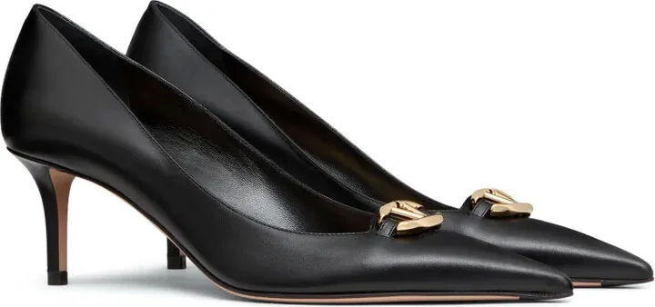 VLogo 60mm leather pumps - Image 2