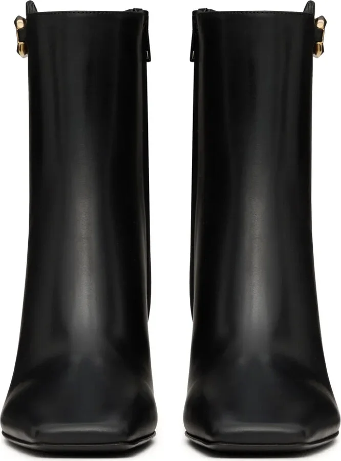 VLogo 70mm leather ankle boots - Image 4