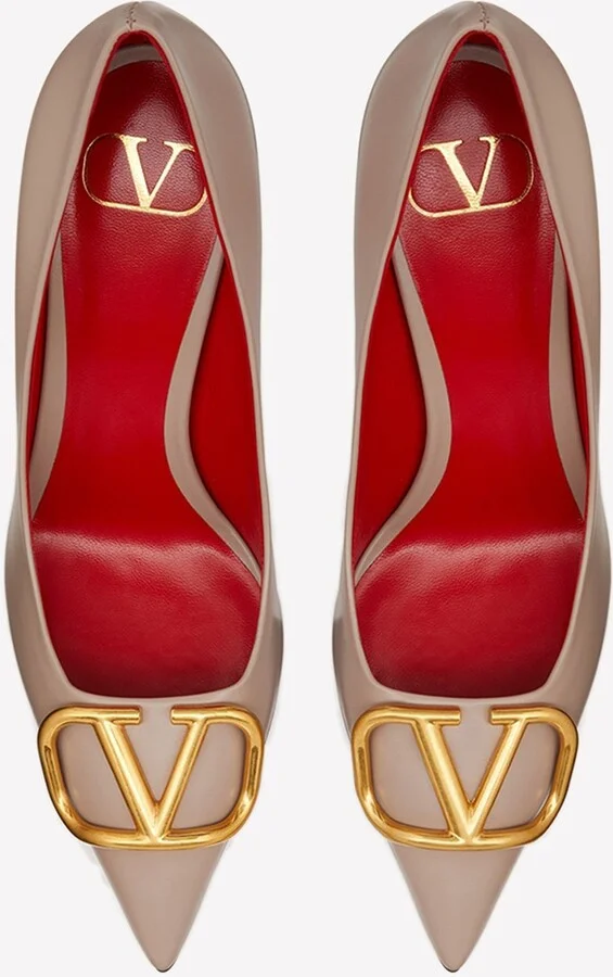 VLogo 80 Calf Leather Pumps - Image 2