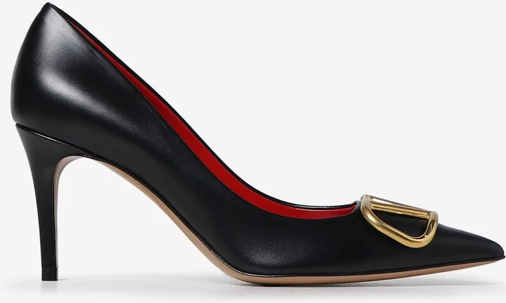 VLogo 80 Calf Leather Pumps