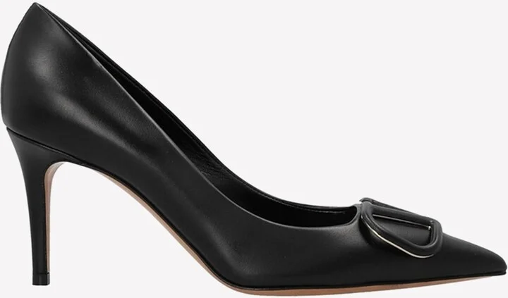 VLogo 80 Calf Leather Pumps