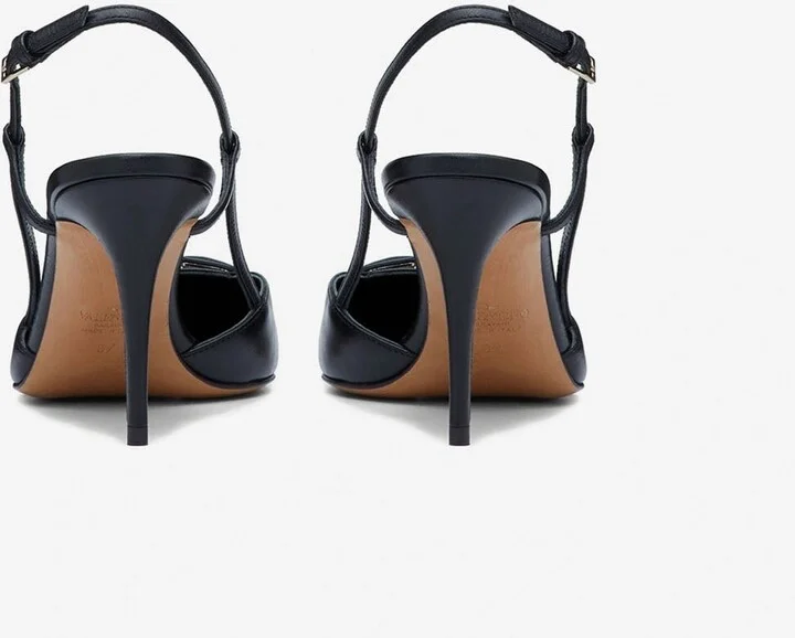 VLogo 80 Calf Leather Slingback Pumps - Image 2