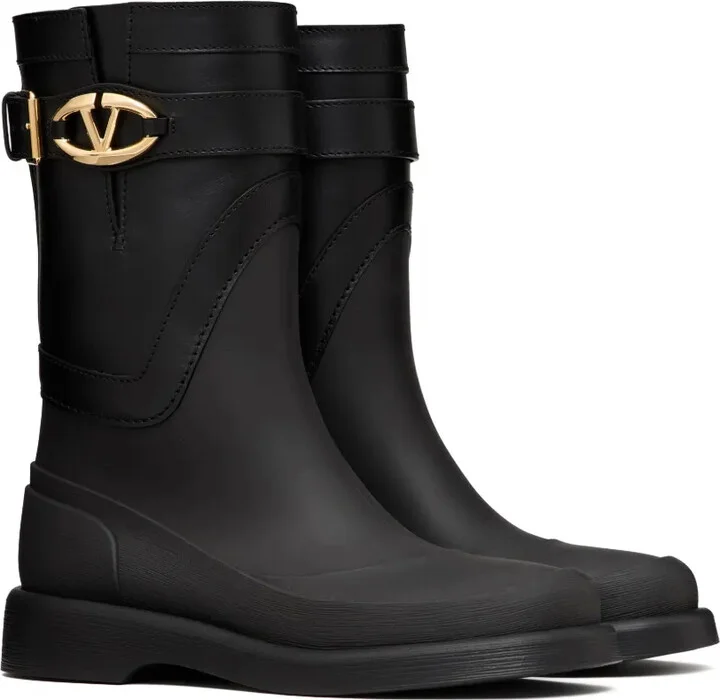 VLogo buckle boots - Image 2