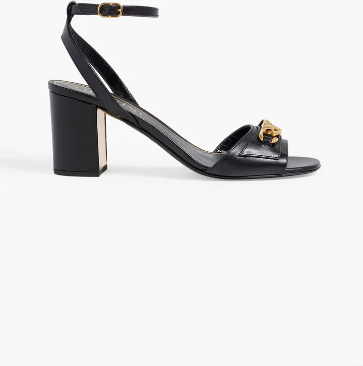 VLOGO Chain leather sandals