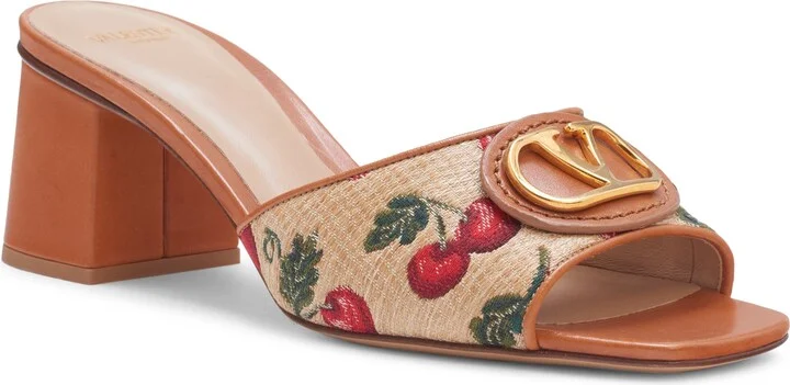 VLOGO Cherries Slide Sandal