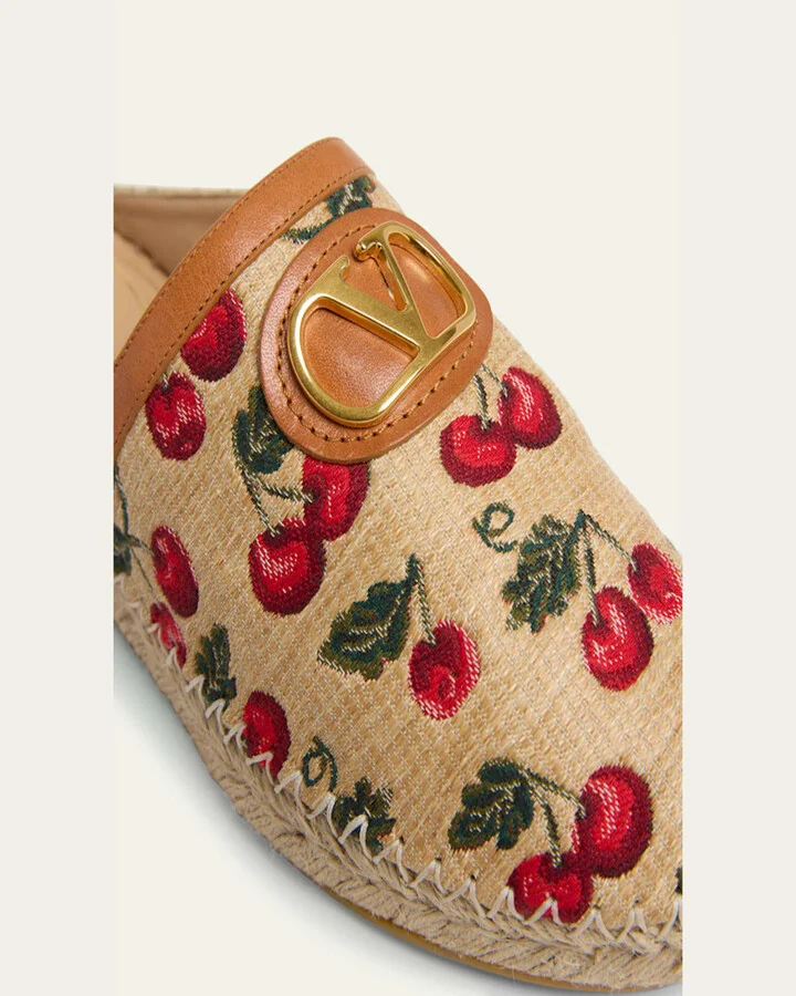 VLogo Cherry Espadrile Mules - Image 4