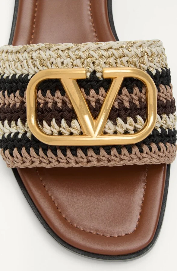 VLOGO Crochet Slide Sandal - Image 6