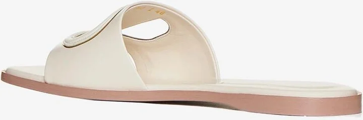VLogo Cut-Out Flat Sandals - Image 2