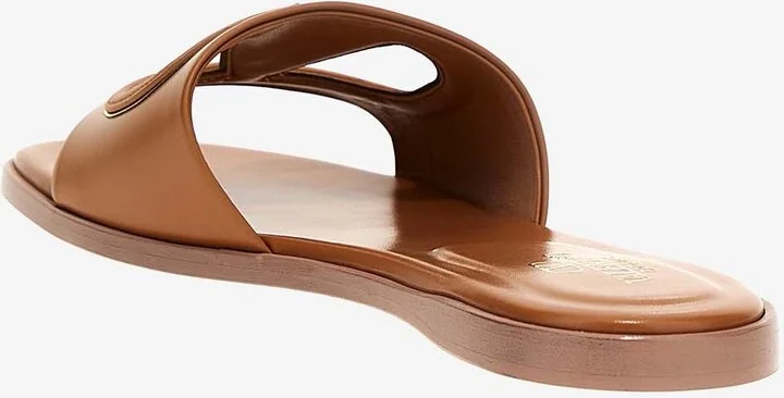 VLogo Cut-Out Flat Sandals - Image 2
