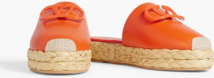 VLOGO embellished leather espadrille slippers - Image 2