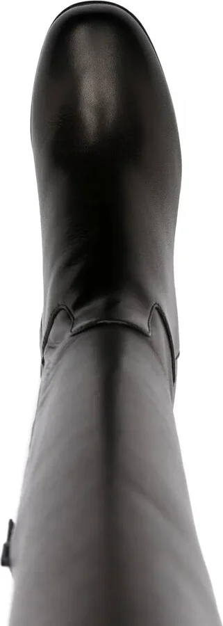 VLogo heel thigh-high boots - Image 4