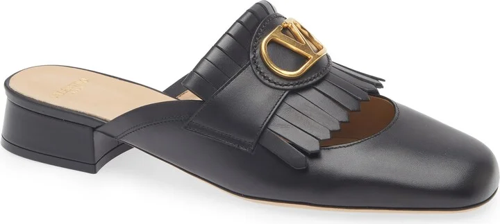 VLOGO Kiltie Loafer Mule