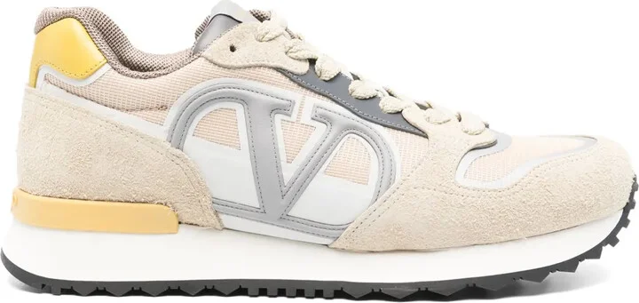 VLogo lace-up sneakers
