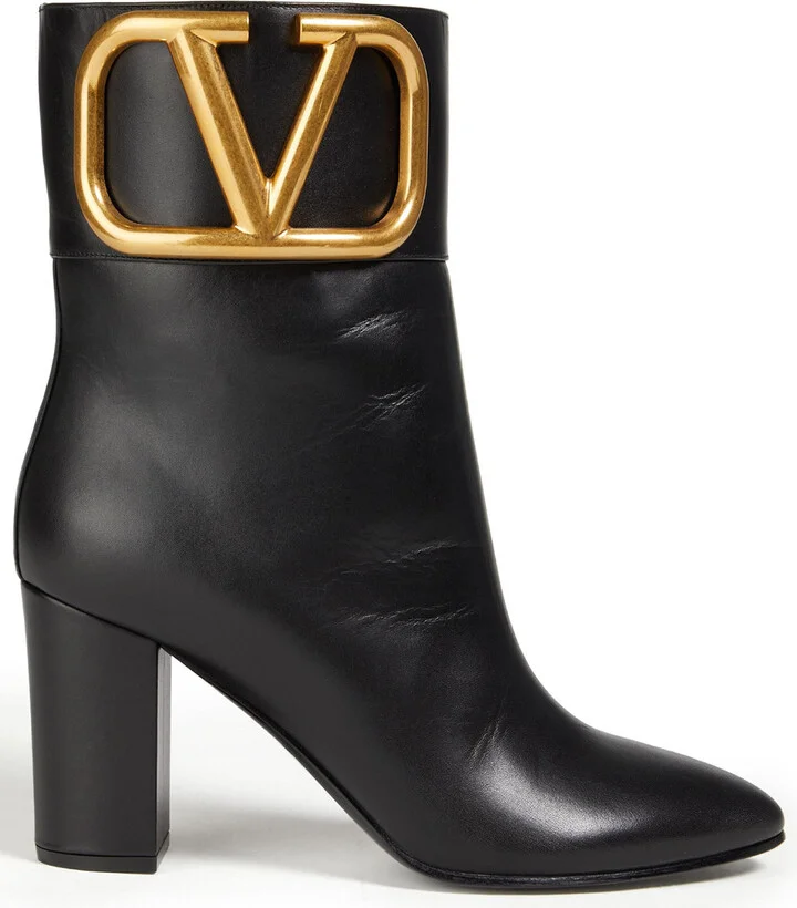 VLOGO leather ankle boots