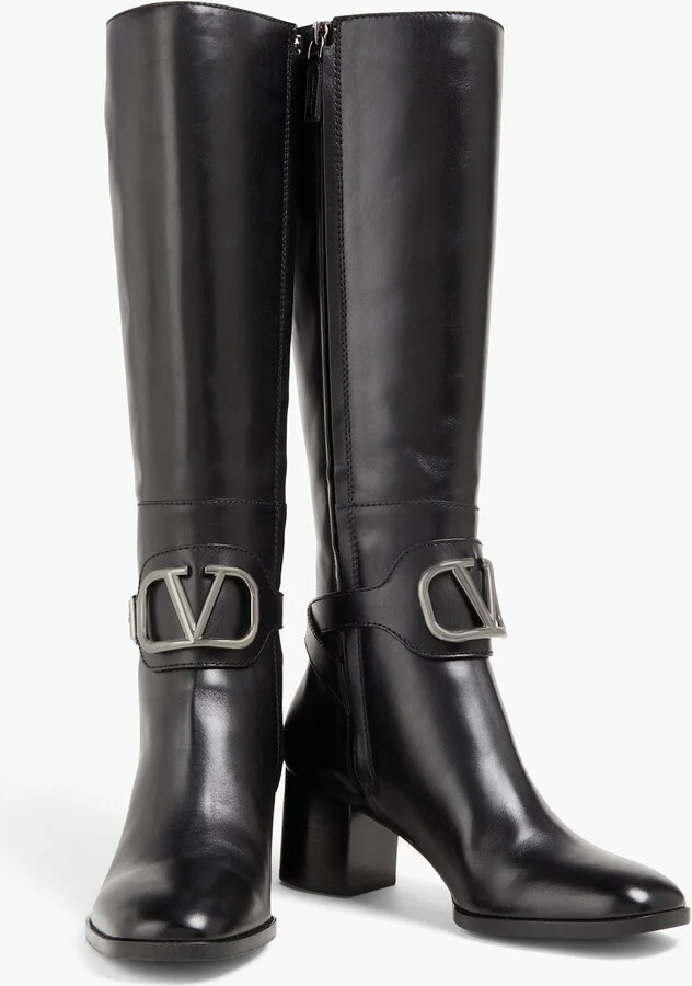 VLOGO leather knee boots - Image 2