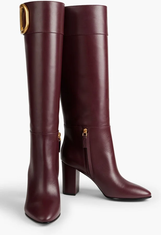 VLOGO leather knee boots - Image 2