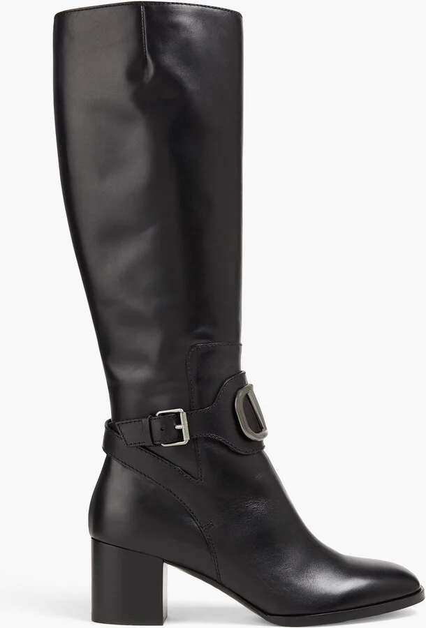 VLOGO leather knee boots