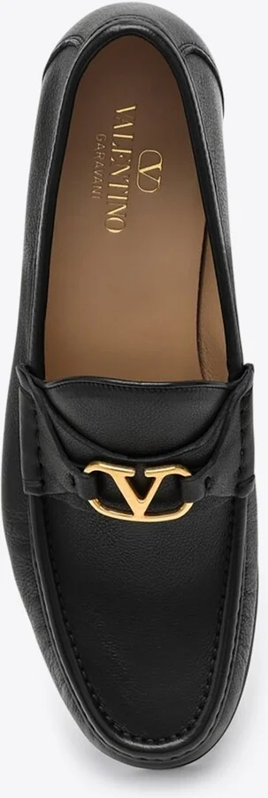 VLogo Leather Loafers - Image 2
