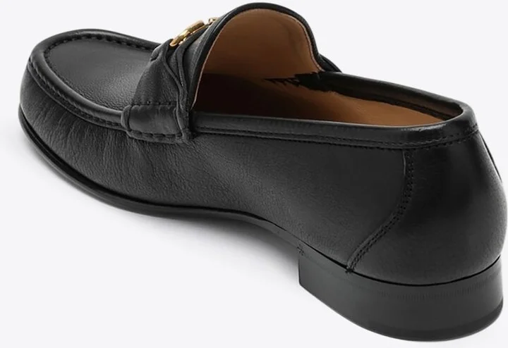 VLogo Leather Loafers - Image 3