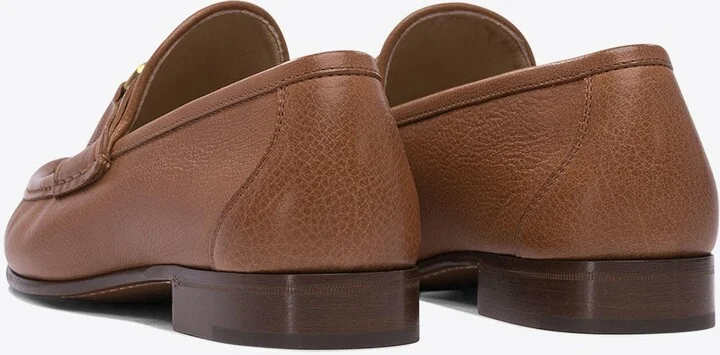VLogo Leather Loafers - Image 3