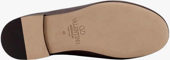 VLogo Leather Loafers - Image 3