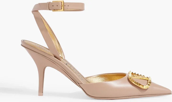 VLOGO leather pumps