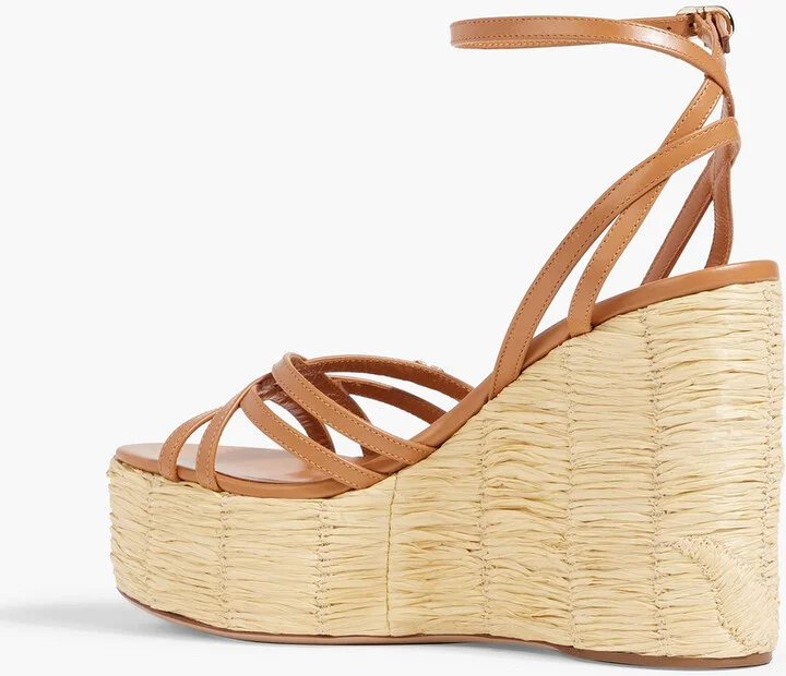 VLOGO leather wedge sandals - Image 3