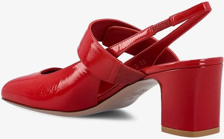 VLogo Locker 60 Mary-Jane Slingback Pumps in Patent Leather - Image 2