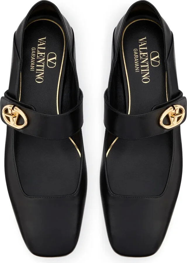 VLogo Locker Mary-Jane ballerina shoes - Image 4