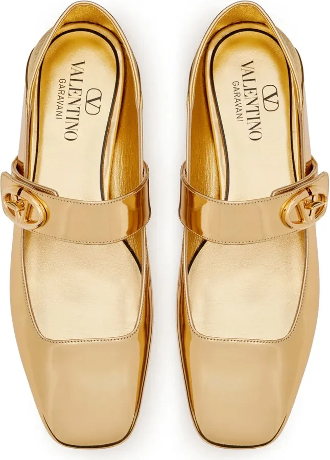 VLogo Locker Mary-Jane ballerina shoes - Image 4