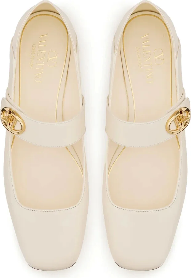 VLogo Locker Mary-Jane ballerina shoes - Image 4