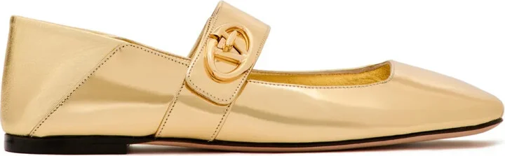 VLogo Locker Mary-Jane ballerina shoes