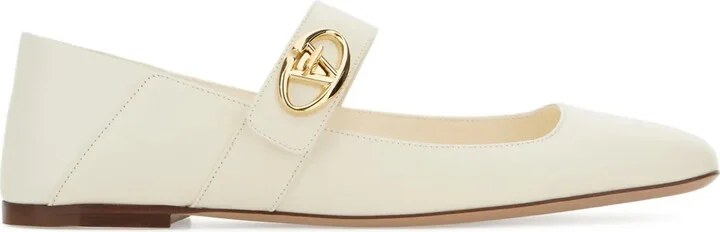 VLogo Locker Mary-Jane ballerina shoes