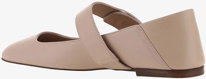 VLogo Locker Mary-Jane Leather Ballet Flats - Image 2
