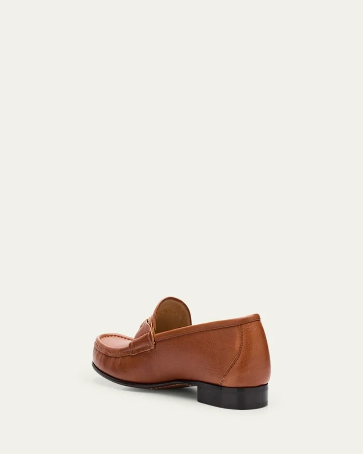 VLogo Medallion Leather Loafers - Image 2