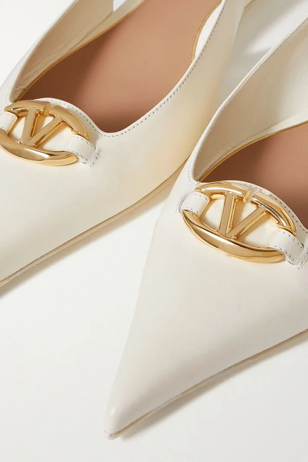 VLOGO Moon 20 embellished leather pumps - Image 4