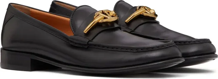 VLogo Moon leather loafers - Image 2
